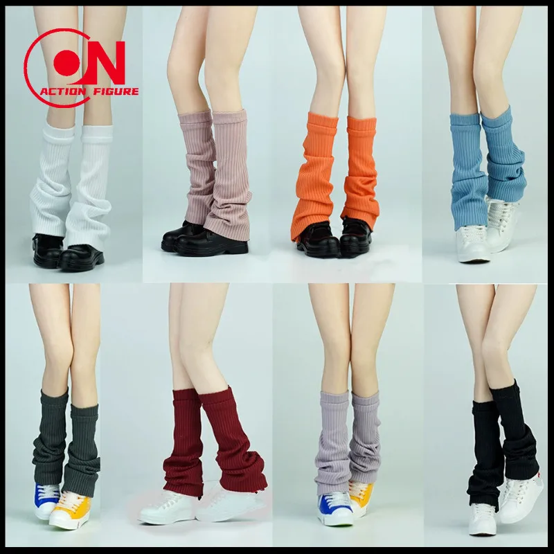 1/6 ic1014 Female Knitting Leg Warmer Loose Footless Socks Cover Clothes Accessory Model Fit 12'' bjd Soldier Action Figure Doll
