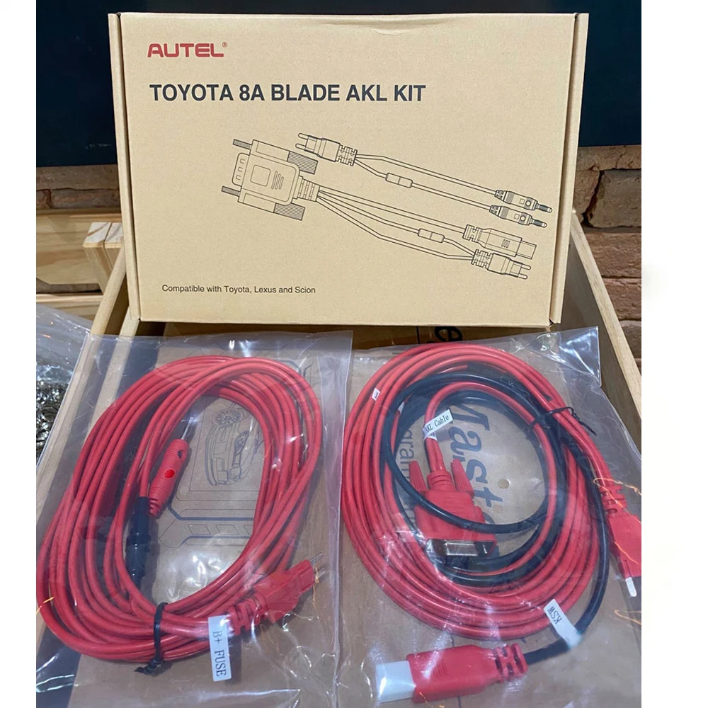 for Toyota 8A AKL Cable Non-Smart Key All Keys Lost Adapter Work with APB112 and G-Box2 G BOX2 Car Diagnostic Tool Line