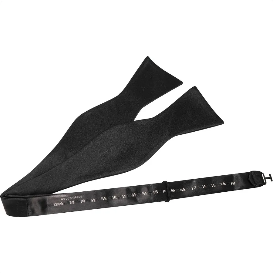 Solid Color Mens Bowtie Self Bow Tie Formal Bow Tie