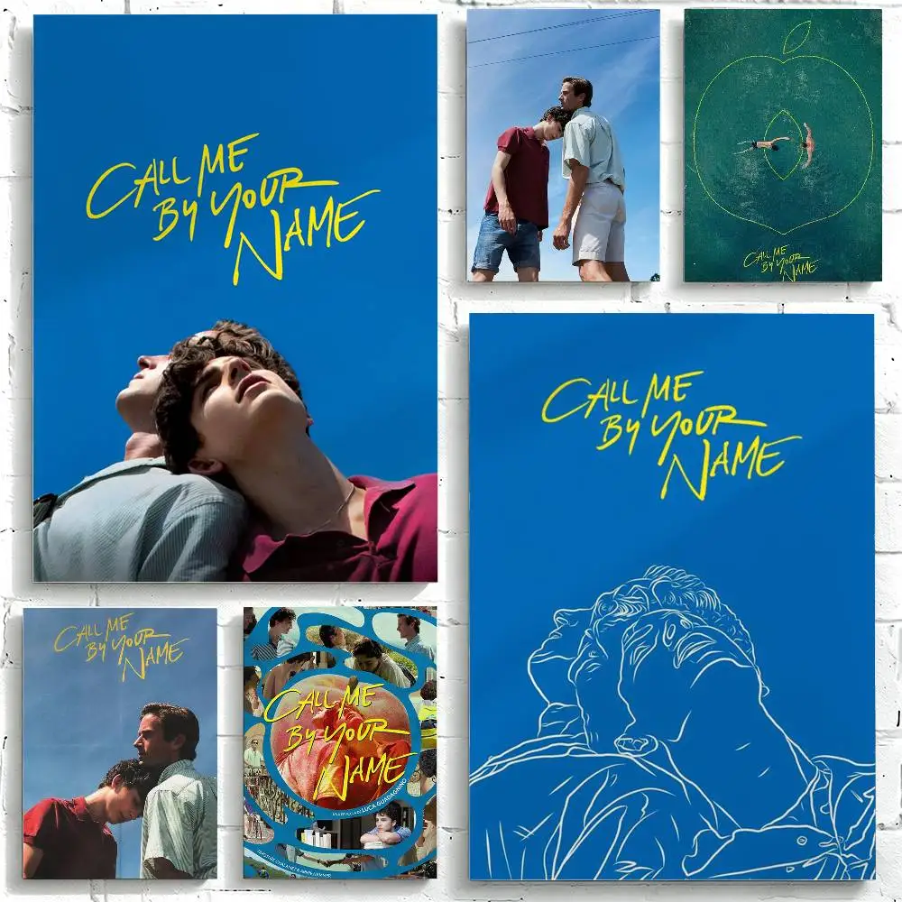 C-Call me by your name Poster High Quality Dorm Living Room Aesthetic Wall Decoration Painting Stickers Gift