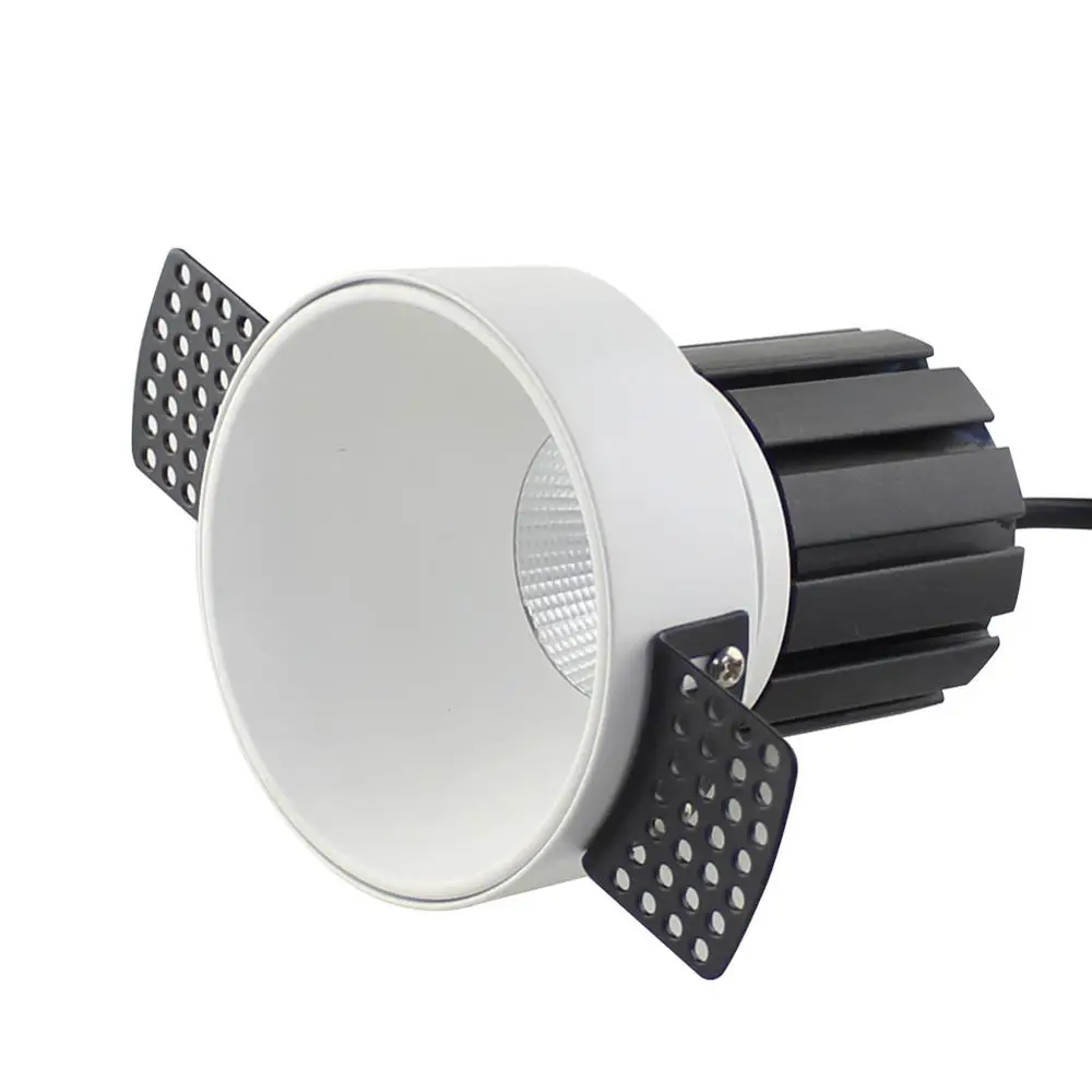 9W Trimless Downlight Energy Saving Recessed Downlight Round