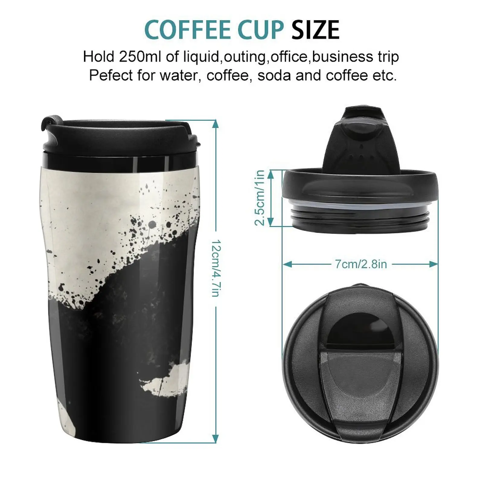 New Raven Travel Coffee Mug Thermal Glass For Coffee Luxury Cup Vintage Cup Cups For Cafe