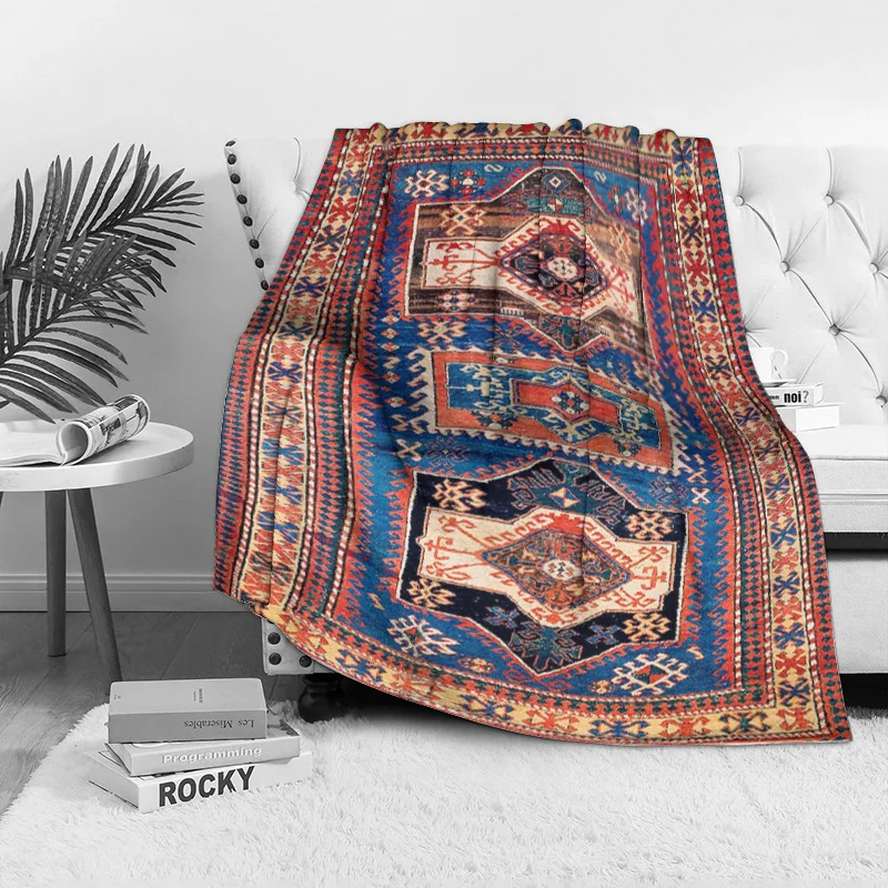 Turkish Vintage Kilim Rug Handmade Area Rug Traditional Moroccan Shag Rug for Living Room Bedroom Decor view 6