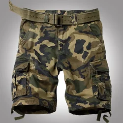 European and American Trendy Young Men's Spring and Summer Fashionable and Versatile Casual Workwear Camouflage Shorts.