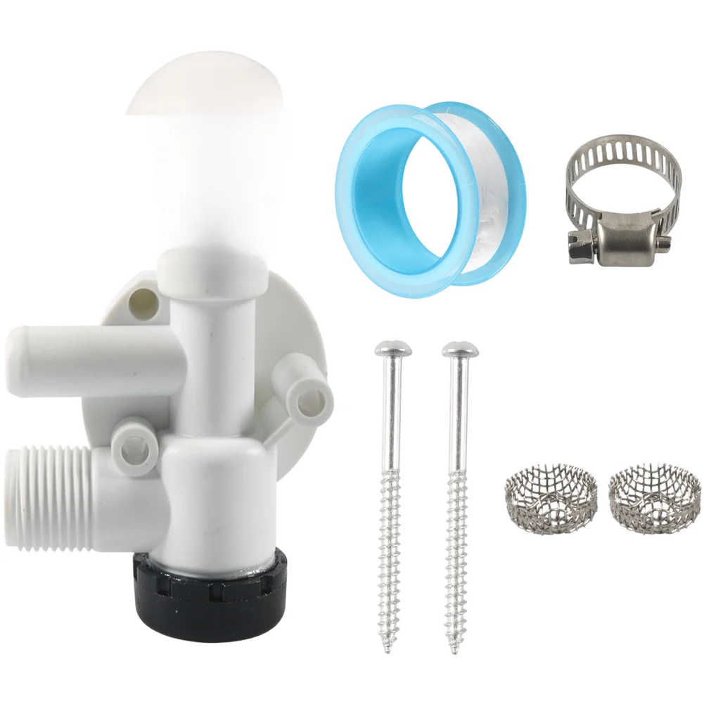 For Dometic RV Toilet Water Valve Replacement Kit Full Assembly for Marine Sanitation Units Fits 90626 980 911 91128