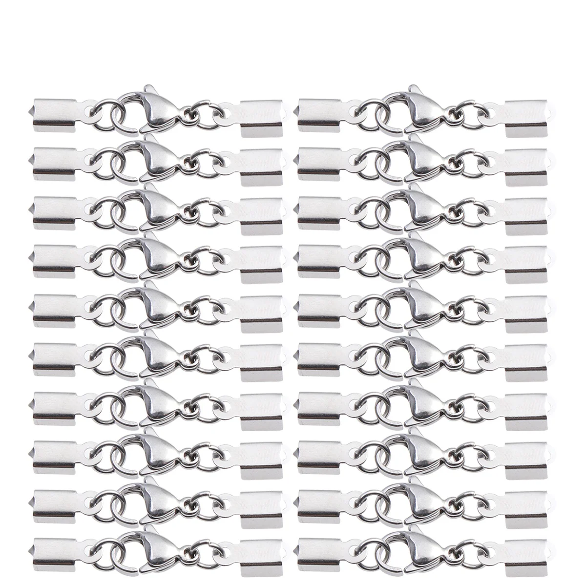 

20 PCS Lobster Buckle Lanyards for Keys Pendant Clasp Jewelry Making Supplies DIY