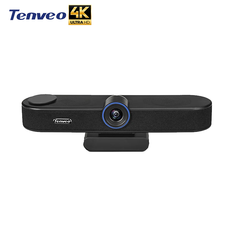 4K AI Auto Tracking Framing 3-in-1 Speaker Sound Bar Audio Video Conference Room Webcam