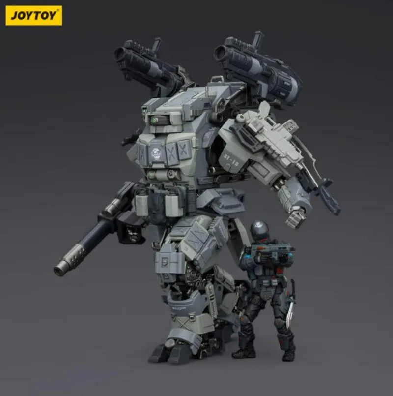 

JOYTOY Apocalypse Series ST-8618 Rock Fury Fire Support Mech + UNSC Assault Operator Lucas Action Figure Model Toy Boy Gift