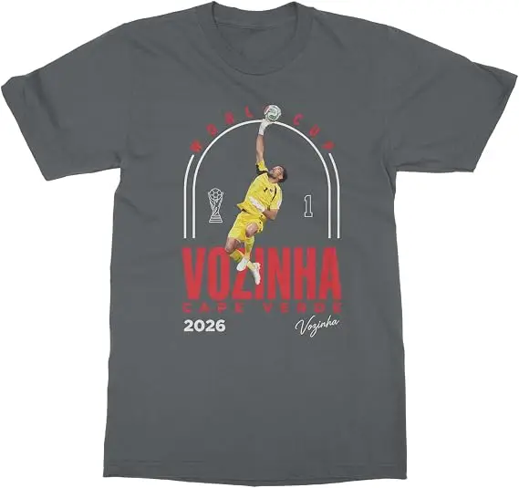 Vozinha 1 Kap Verde Gedenkgeschenk 2026 Fußball-Fans Unisex T-Shirt Y2k Kap Verde Fußball-Torwart Trikot – Detail 10