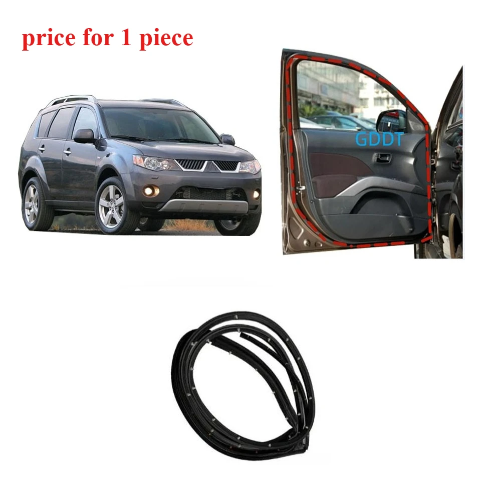 

1 Piece Door Rubber Seal with Clips for Outlander CW 2007-2012 Moulding Belt Rubber for Airtrek Door Opening Rubber 5725A029