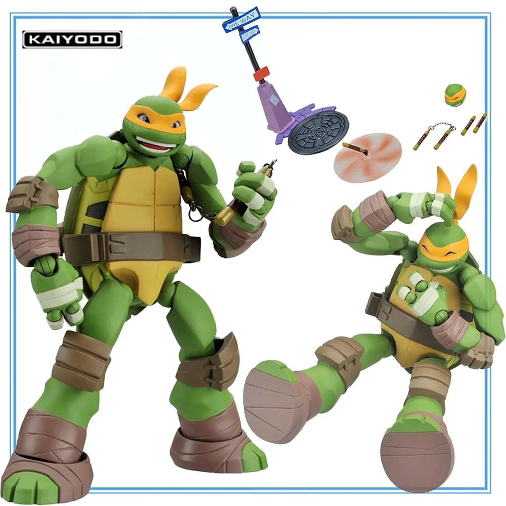 

100% Original in Stock Kaiyodo Revoltech Teenage Mutant Ninja Turtles (2012 TV Series) Michelangelo 2012 Collection Series