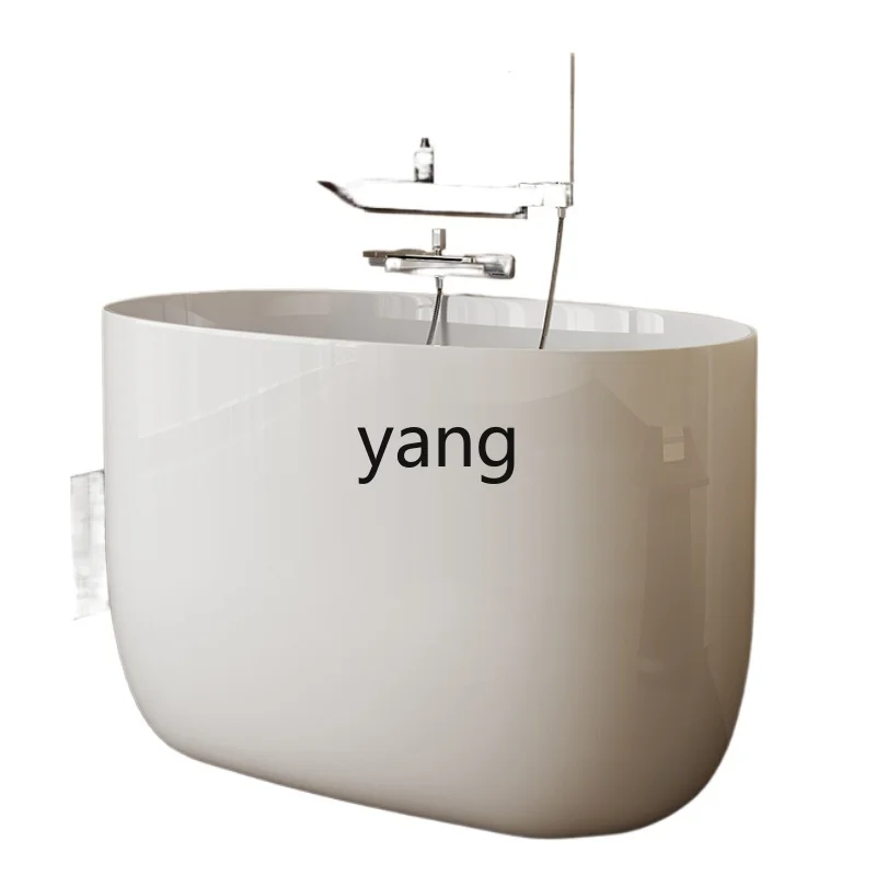 

XYY acrylic household small apartment deep bubble mini thin edge bathtub independent oval