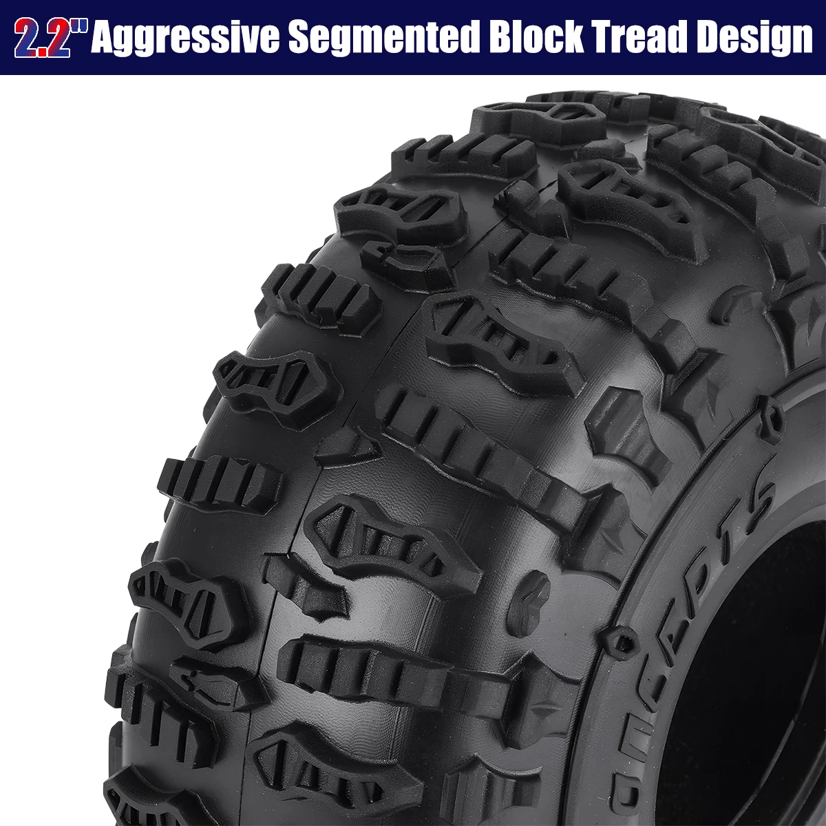 Axial SCX10 1/10 Crawler Tires 2.2