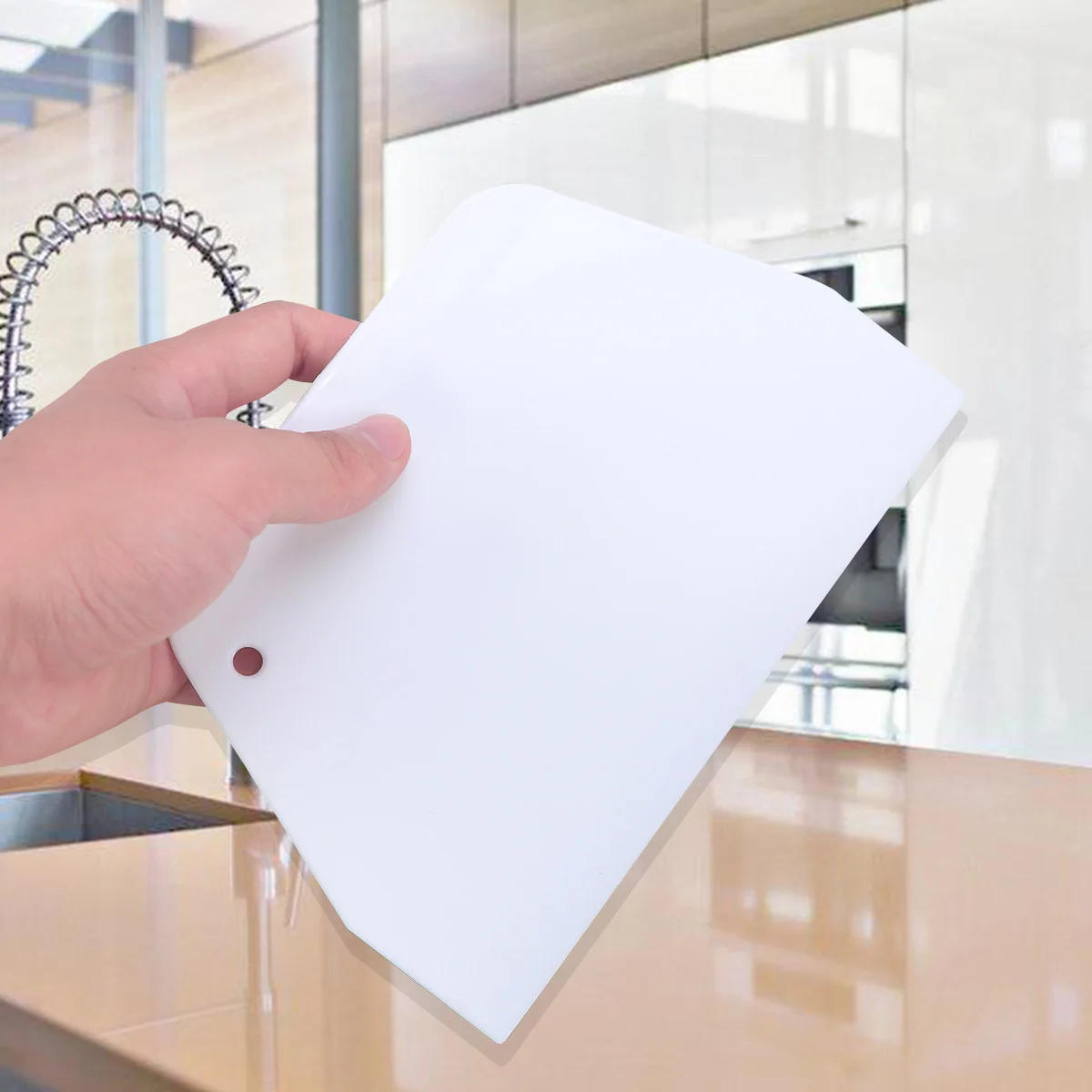 

3Pcs Cake Scraper Decorating Tools Set Reusable Food Grade Plastic Smoother Cake Making Tool for Perfect Party Cakes