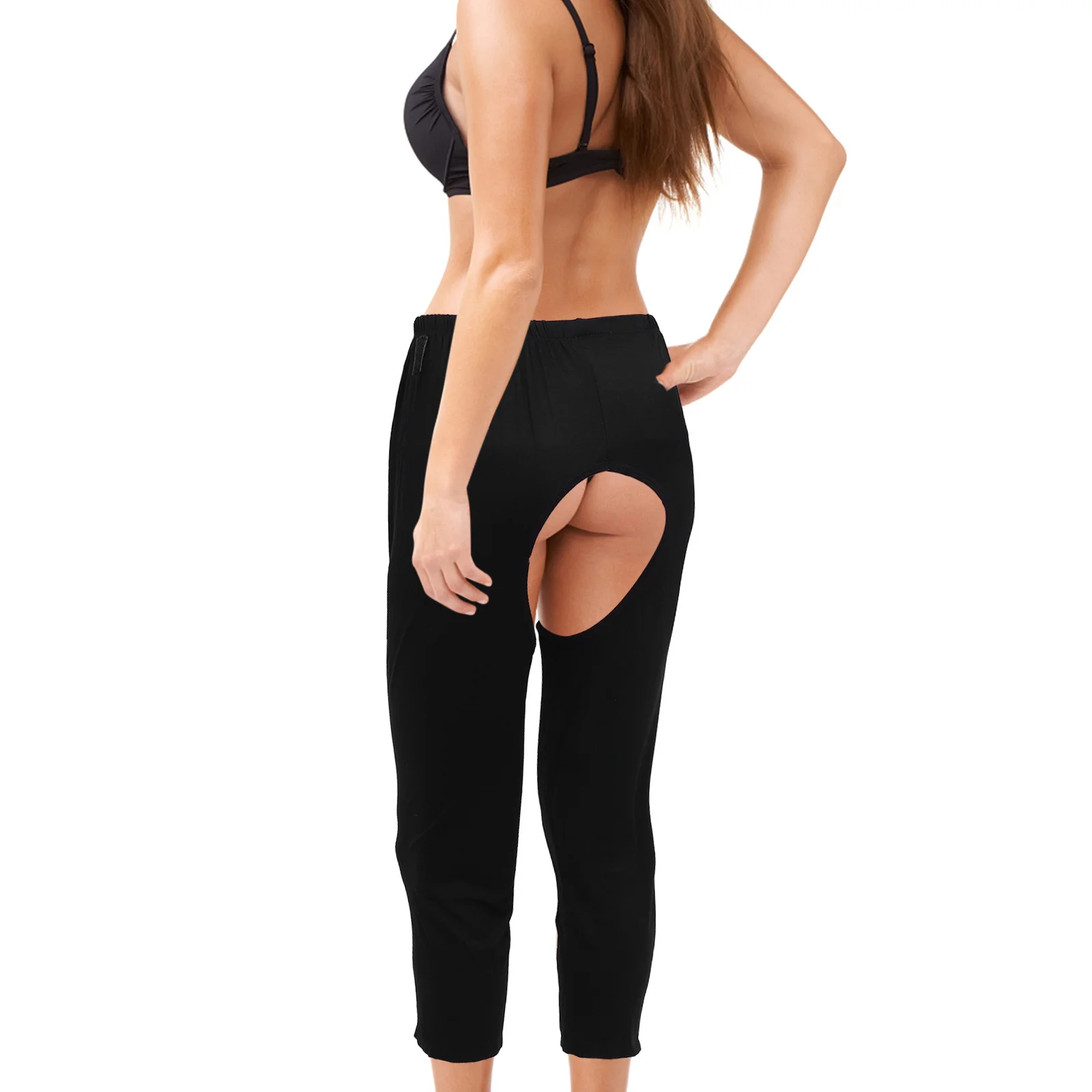 1 قطعة سروال التمريض الكبار حفاضات سوداء قابلة لإعادة الاستخدام قسط القطن تنفس قابل للغسل حماية سلس البول قابل للتعديل صالح #4