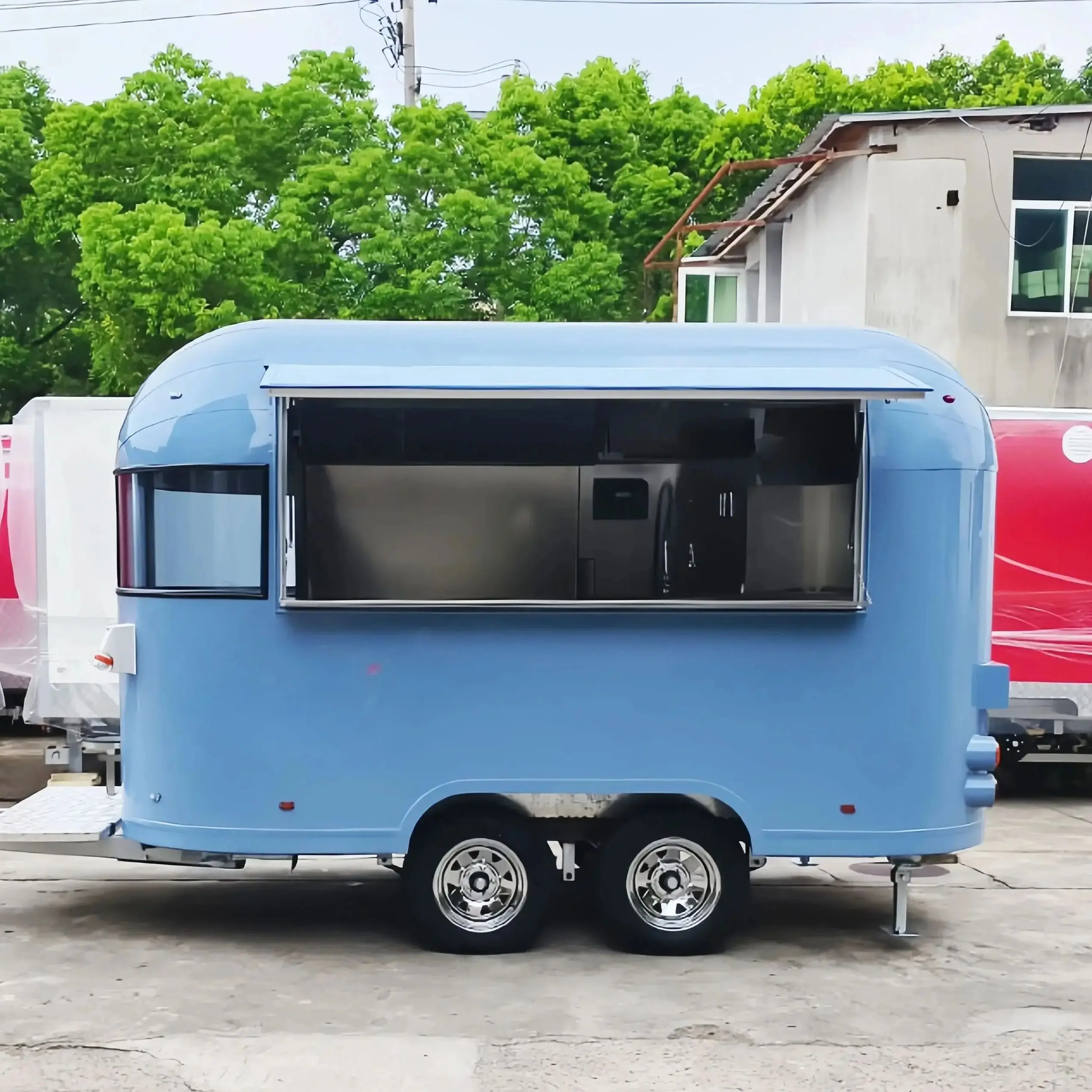 

Customzied Food Truck for Sale Mobile Ice Cream Taco Sweet Corn Shop Road Camper Multifunctional Food Cart