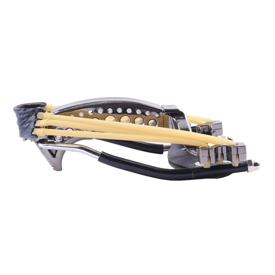 2020 Catapult Hunting Slingshot With Wrist Support and Compass Decoration Catapult Professional Slingshot for Outdoor Shooting view 5