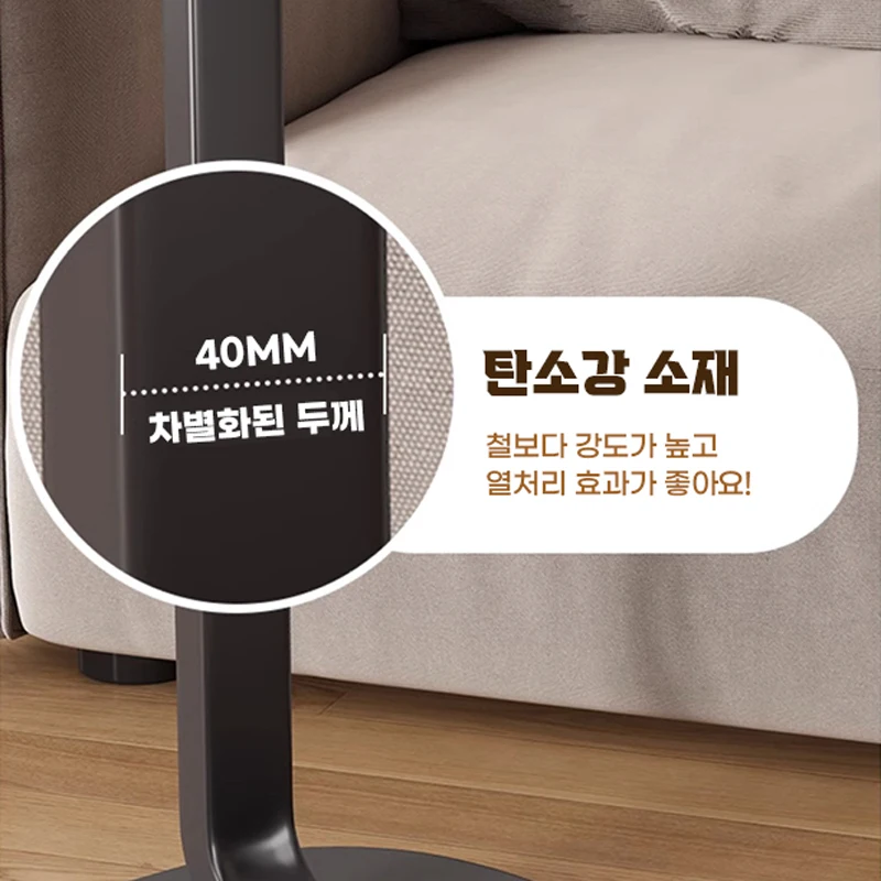 모던 C커브 사이드 테이블 3color / 사이드책상 간이책상