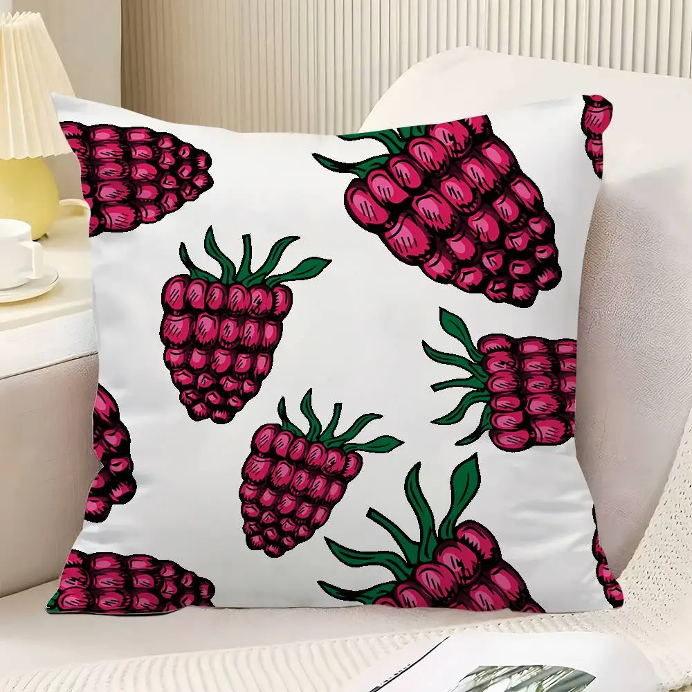 Fashion Fruit Throw Pillow Cover Neutral Decor Cushion Cover Soft Sofa Couch Bed Home Decor Pillow Case