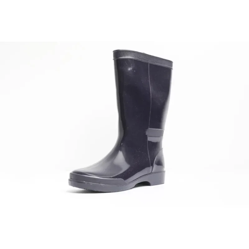 

Red/blue and black rain boots outdoor knee high