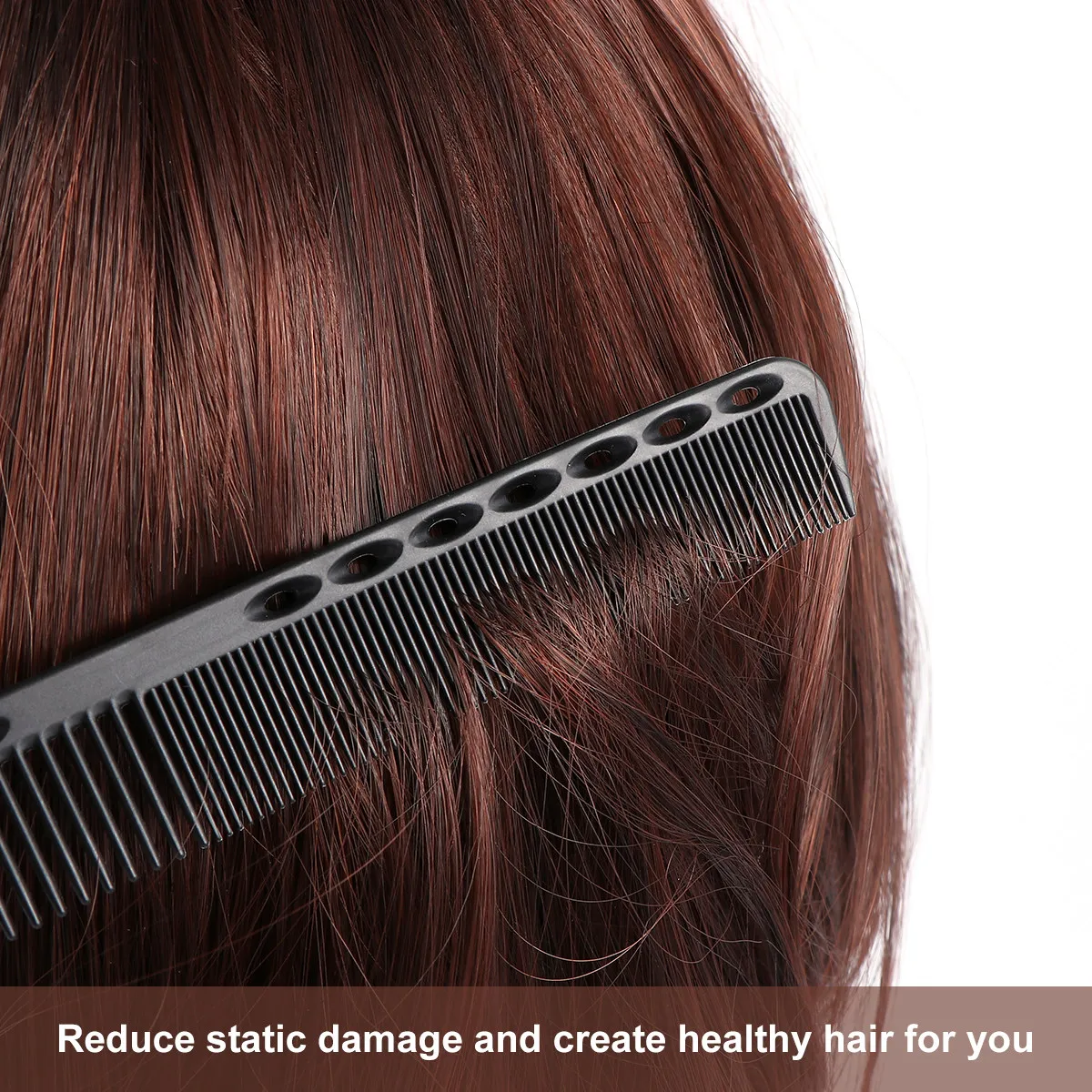 

12Pcs Premium Carbon Fiber Combs Multi-Functional Hair Cutting Comb for Men and Women Portable Lightweight Travel-Friendly