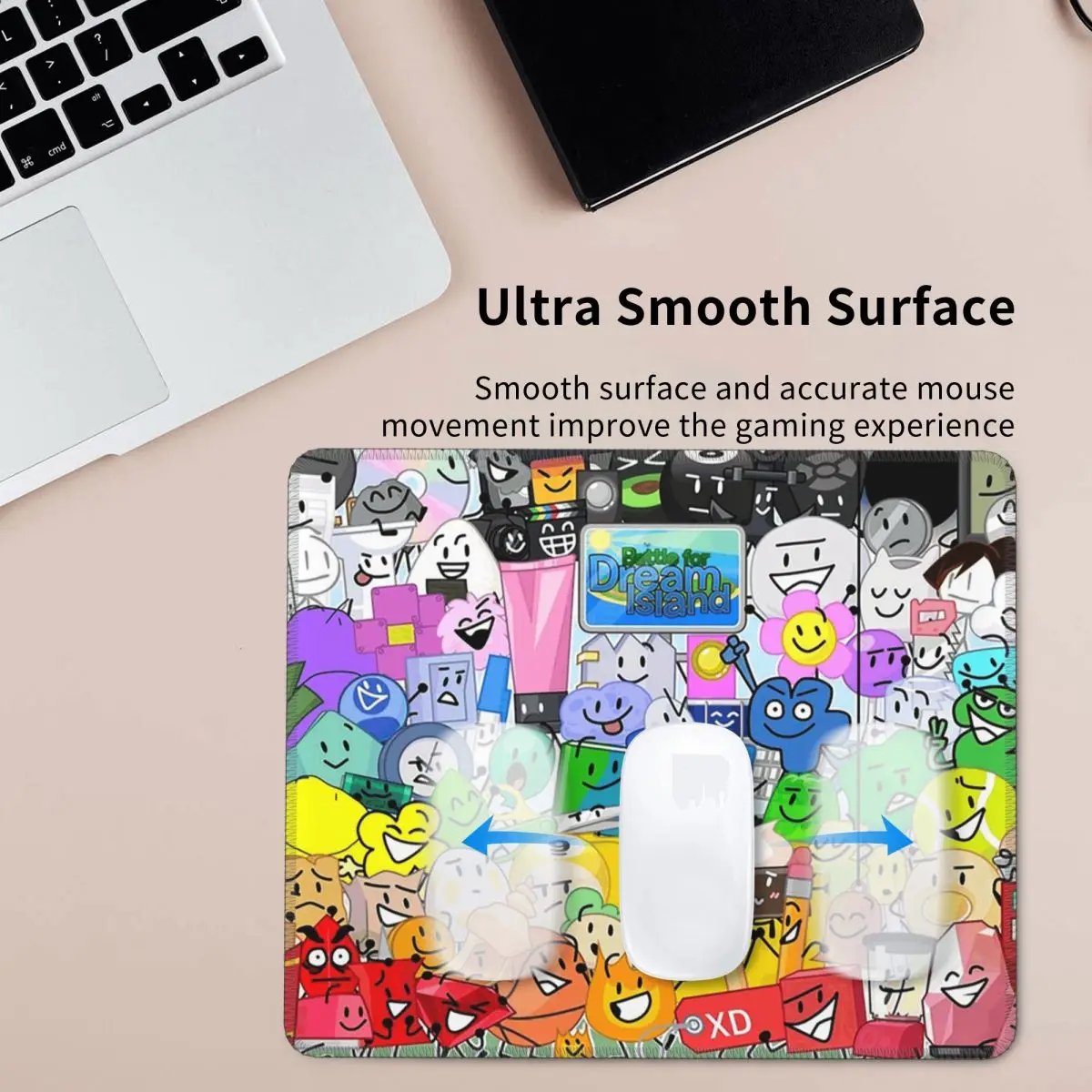 BFDI Group Picture Mouse Pad Computer Keyboard Mouse Mat Gamer Laptop Desk Mat Office Table Mats