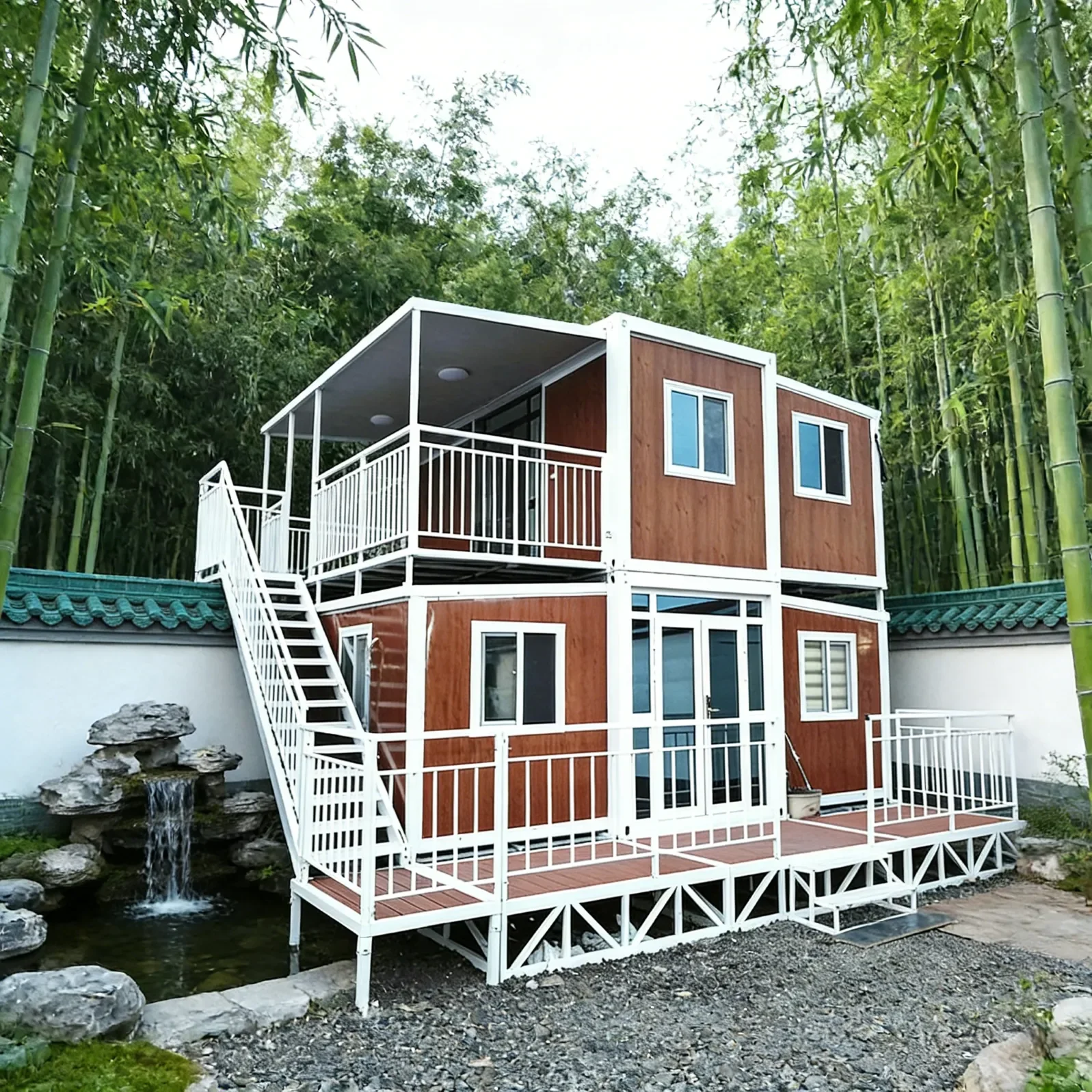 All in One Plug Play Facility Modern Prefabricated Cabin with Built in Furniture and Appliances