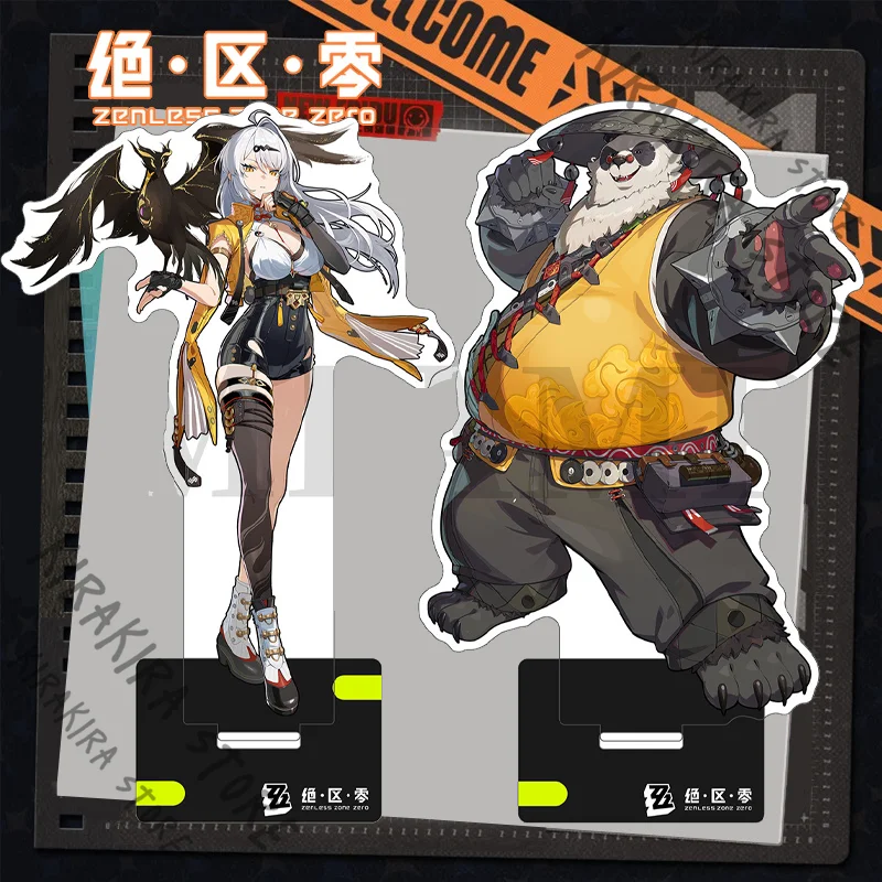 

Zenless Zone Zero Yixuan Pan Yinhu Hugo Trigger Ju Fufu Vivian Acrylic Standing Sign Desktop 15cm Stand Plate Cosplay Adorn