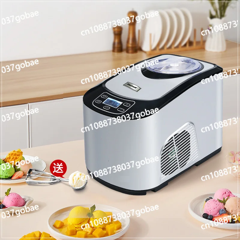 مربع 1.5 لتر للاستخدام المنزلي طعم ناعم وصلب لآلة صنع الآيس كريم ذاتية التبريد لضاغط الاختيار