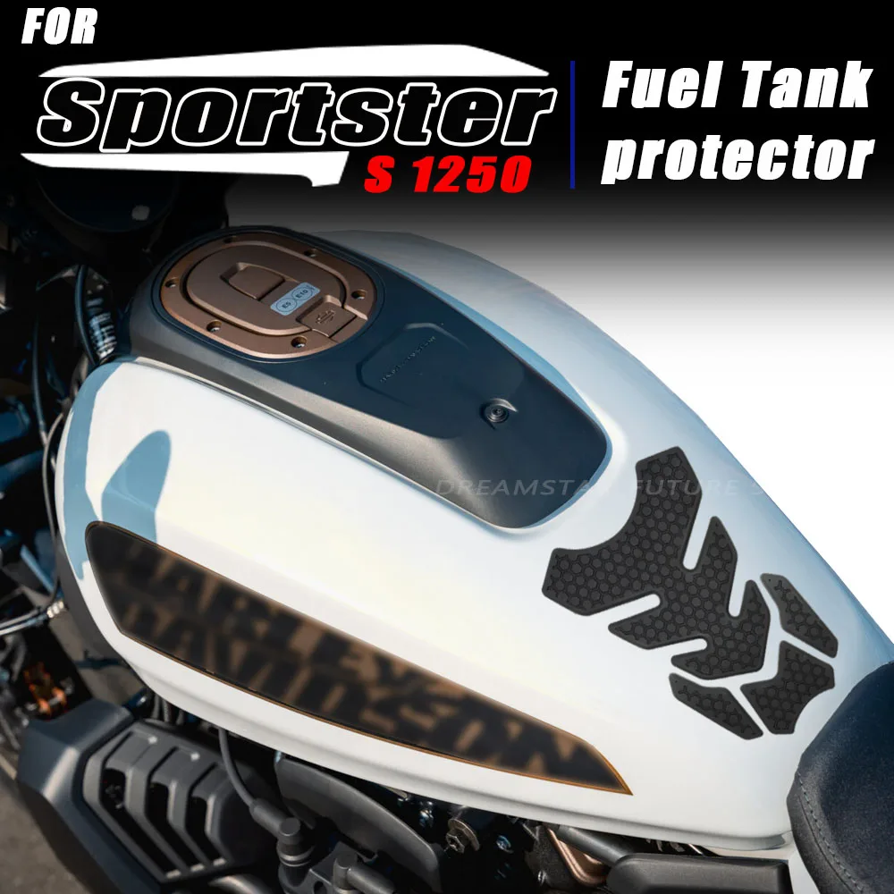 

For Harley Sportster S 1250 RH1250 2021 3D Rubber Motorcycle Fuel Tank Sticker Waterproof Pad