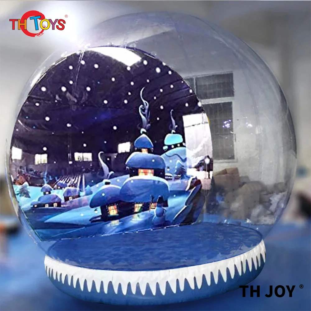 2m/3m Clear Snow Globe For Christmas,transparent booth Inflatable,Inflatable Snow Globe for Promotion