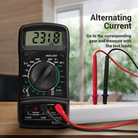 XL830L Digital Multimeter Esr Meter Testers Automotive Electrical Dmm Transistor Peak Tester Meter Capacitance Meter