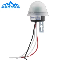 Photoelectric Sensor Auto Switch AC 110V AC 220V AC/DC12V 24V Waterproof Photo Control Street Light Sensor Switch Module