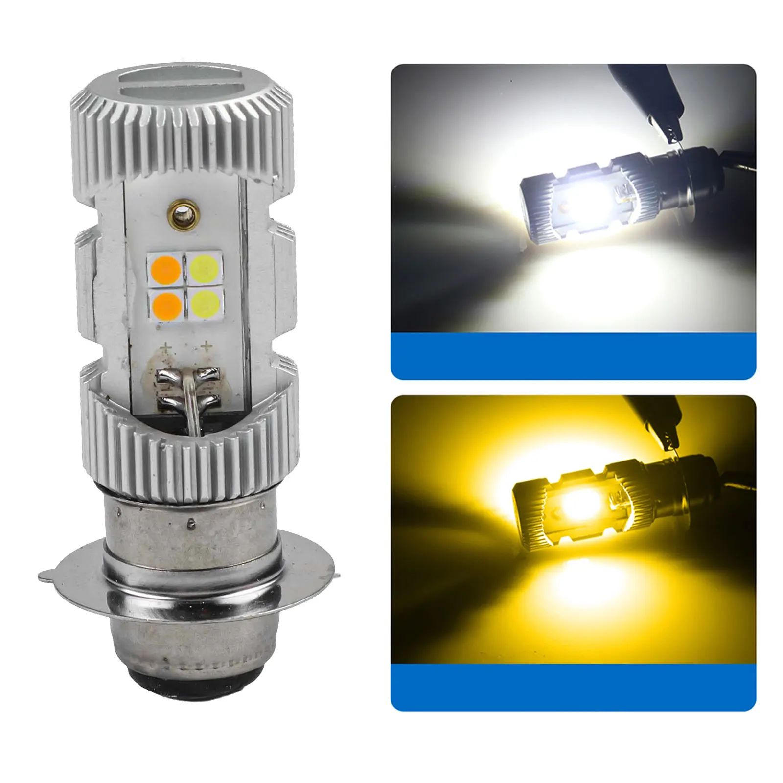 For Motorcycles High Low Beam LED Spotlight Off-Road Applications As Shown In The Picture Aviation Aluminum Alloy