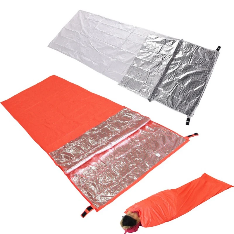 

Waterproof Breathable Sleeping Bags Keep Warm Adults Portable Camping Hiking Thermal Coating Envelope Warm Moisture-proof Mats