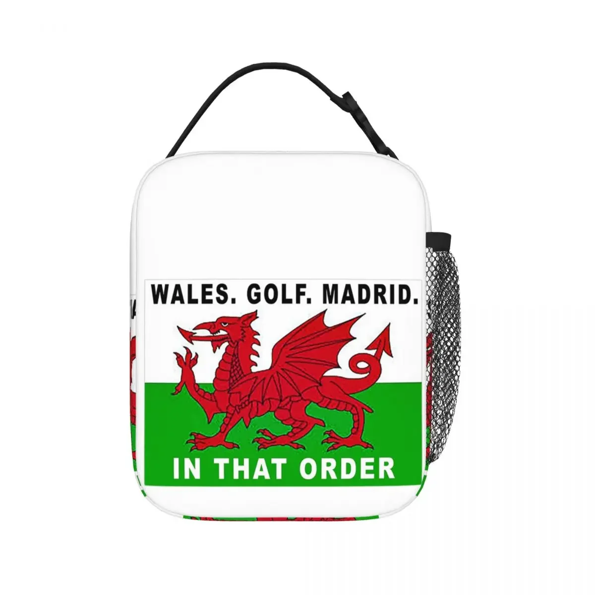 WALES GOLF MADRID bolsas de almuerzo con aislamiento, bolsa térmica portátil, bolsas de Picnic a prueba de fugas para mujer, trabajo, niños, escuela