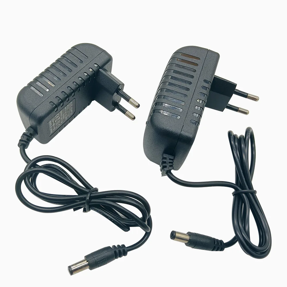 3pcs 12V2A Power Supply AC/ DC Power Adapter For Security Camera System Converter US/ EU Plug Charger adapter