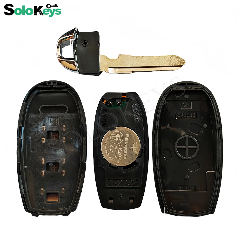 SOLOKEYS FCCID:TS008 Original Board For Suzuki SX4 Swift Vitara Remote Key  Aftermarket Key Shel 433Mhz 47 HITAG3 7952 With LOGO