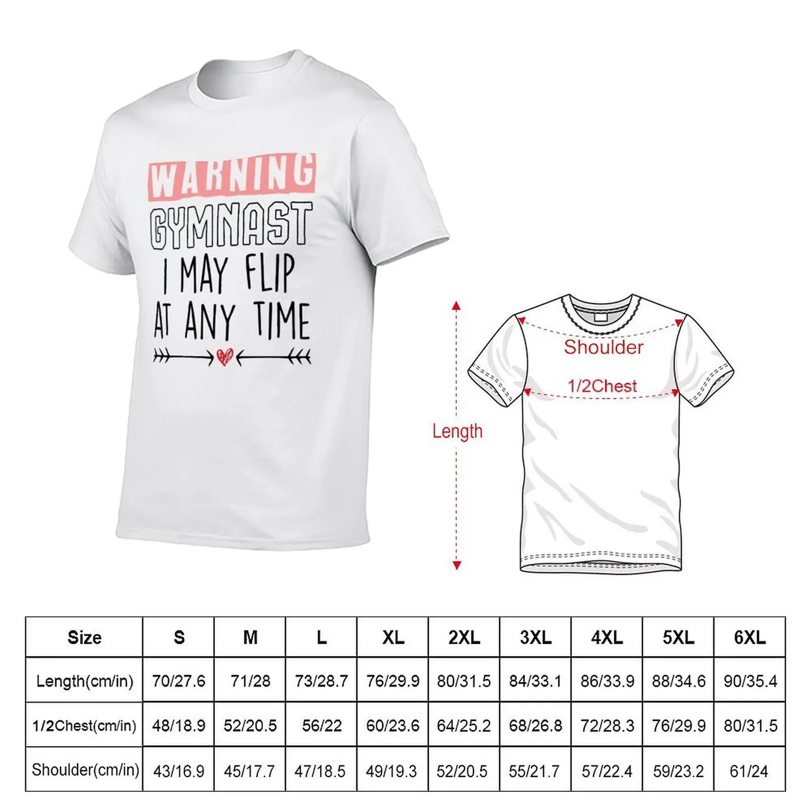 Warning Gymnast, Gymnastics Shirt, Gymnastics Gift, Gift for Gymnast T-Shirt