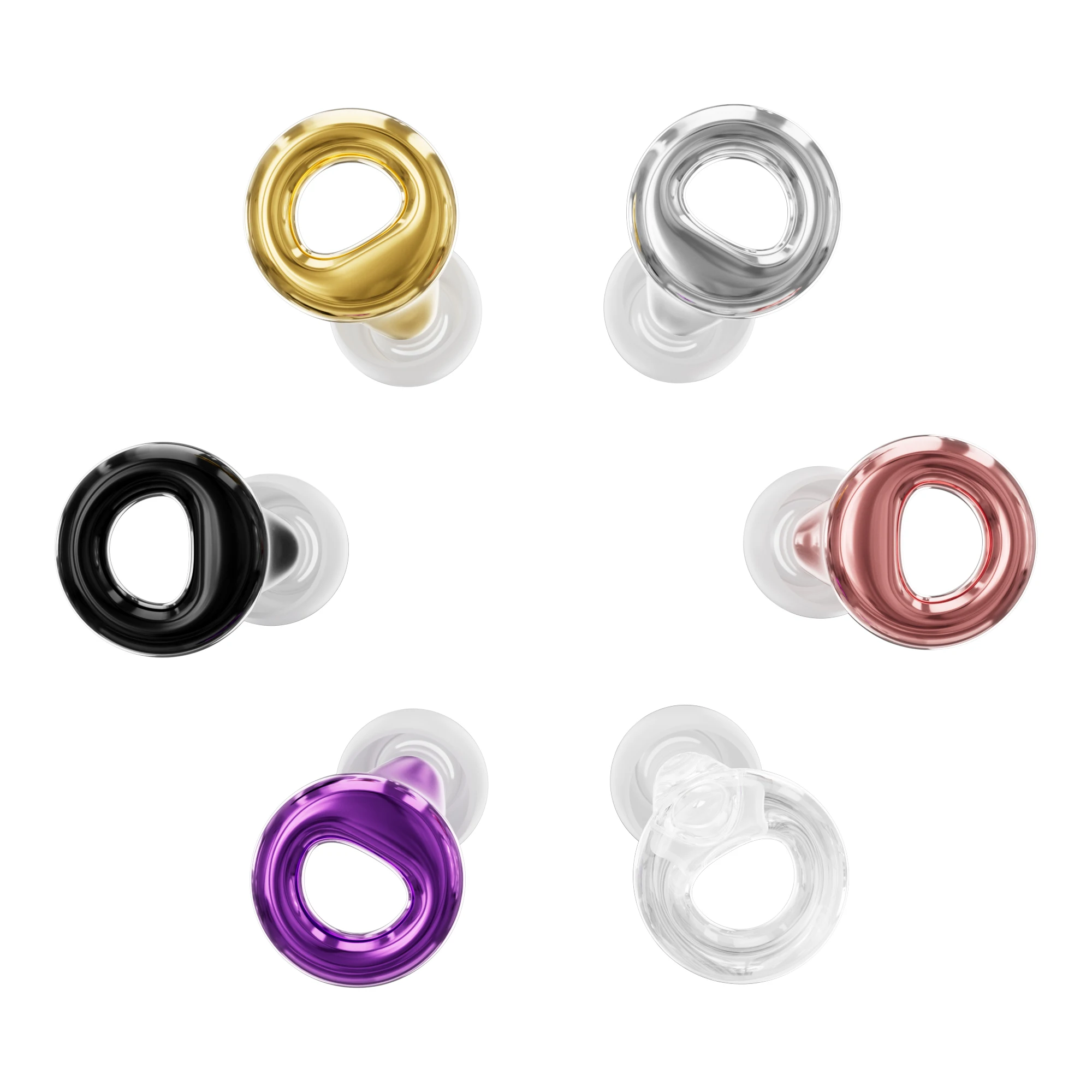 Soft Silicone Earplugs Waterproof Noise Reduction Reusable Ear Buds for Swimming Sleeping Travel And Hearing Protection