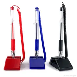 DELVTCH scrivania appiccicosa fissa 0.5mm Gel adesivo penna inchiostro contatore pubblicità firma penna e aste di ricarica cancelleria scuola ufficio