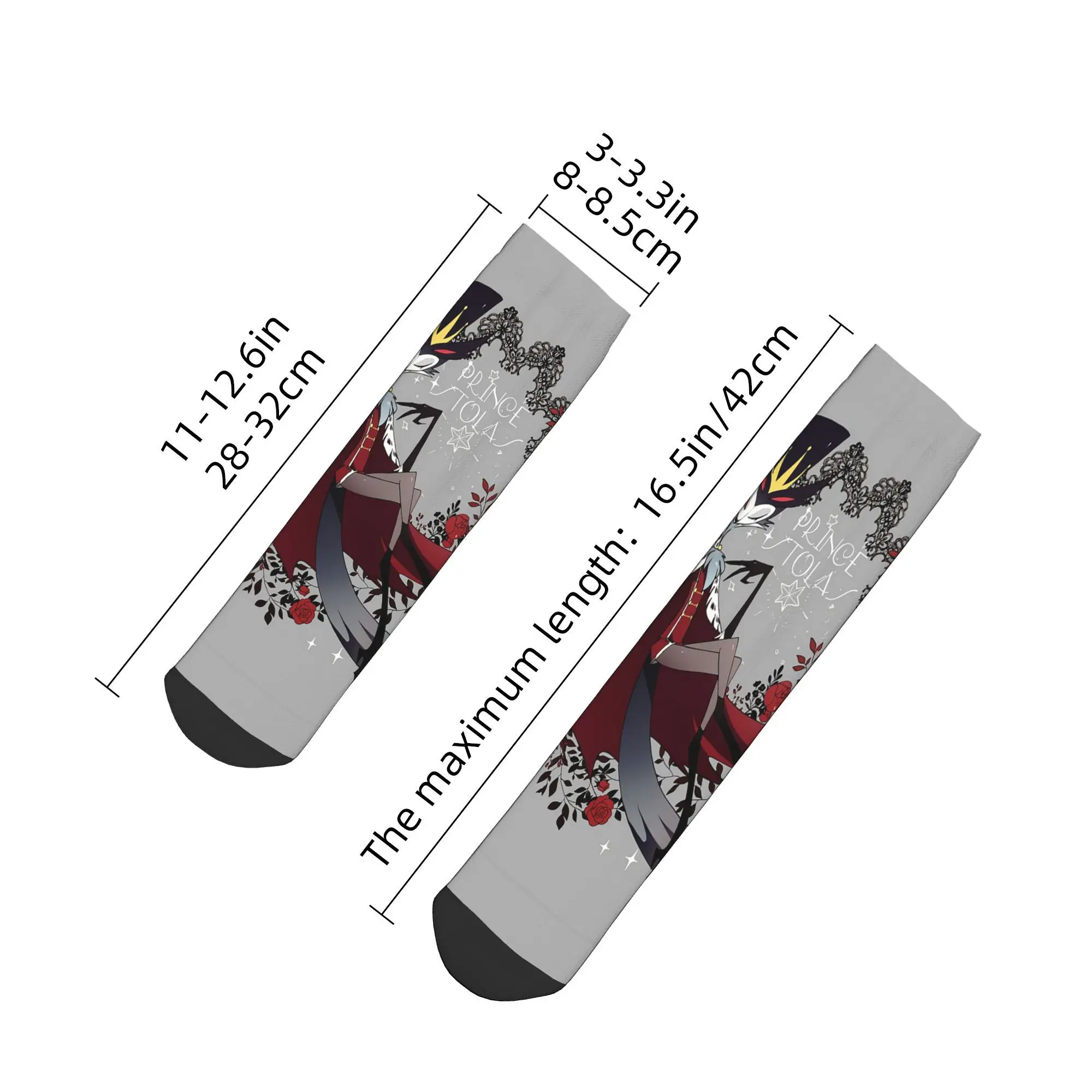 Loona Collage Helluva Boss Anime  Socks Harajuku Sweat Absorbing Stockings All Season Socks Accessories for Unisex