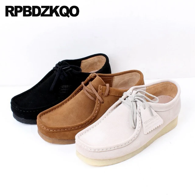 Lace Up Handmade Genuine Leather Nubuck Square Toe 12 Plus Size 46 Autumn Shoes Men Soft Flats Wide Fit 45 Wallabees British AliExpress