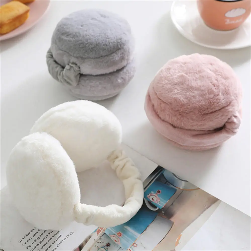 1pc Neuheit Perle Winter Ohrenschützer Frauen Fell Ohrenschützer Ohr Wärmer Mädchen Nachahmung Kaninchen Plüsch Warme Ohr Muff Ohr Haar zubehör