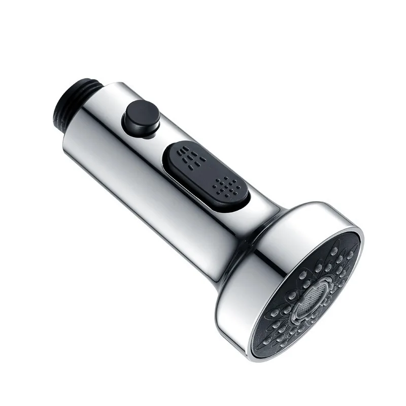 Three-function Pauseable Pull-out Shower Head for Faucet Accessories Kitchen Sink Sprayer, Pull-out Faucet Head