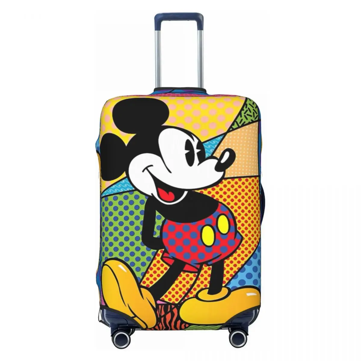 Mickey Mouse Cartoon Suitcase Cover Business Vacation Fun Luggage Accesories Protector