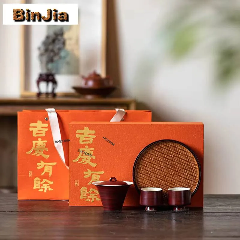 

Hawthorn Red Tea Set Complete Set Traditional Gaiwan Tea Ceremony Set Household Teapot And Tea Cup Set Chinese Tea Set Ornaments