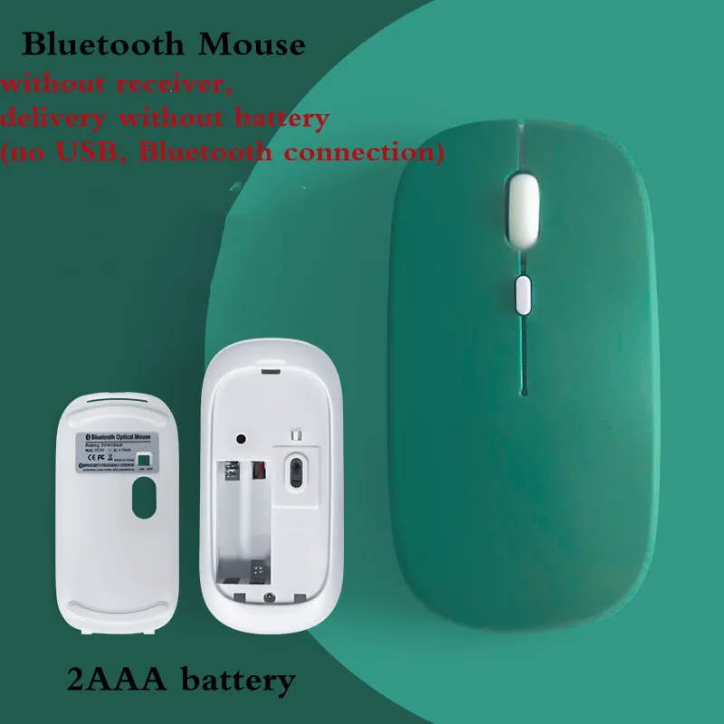 

Silent Wireless Mouse Rechargeable Dula Model Tablet Bluetooth-compatible Mouse for iPad/Samsung/Huawei Laptop Mice 2.4G Mause