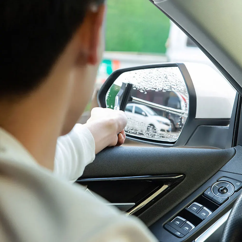 

Rain Scraper Set Long Handle Soft Rubber Squeegee For Car Windshield Window Mirror Cleaning Tool Automotive Glass Cleaner