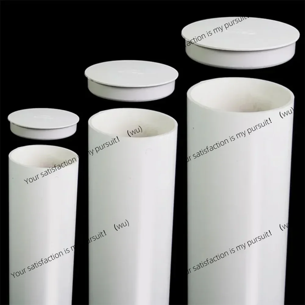 Pipe cap 50-160mm thickened PVC inner plugging cap, sewage pipe plug-in drain pipe protective cover